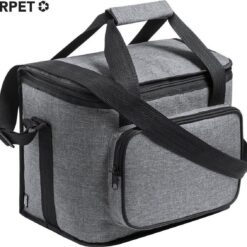 Duurzame koeltas RPET gerecycled plastic grijs