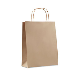 Papieren geschenktas bruin