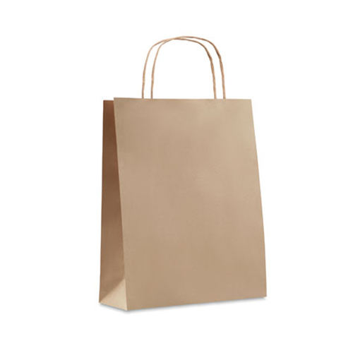 Papieren geschenktas bruin