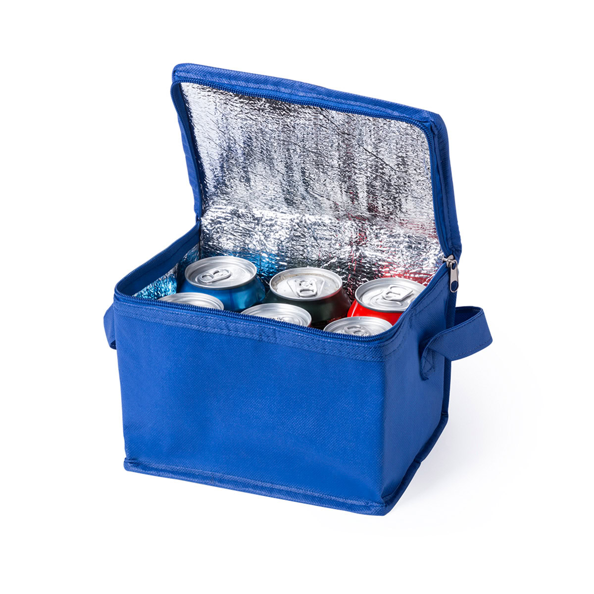 Camping koeltasje 4 liter blauw - Afbeelding 2