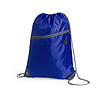Rugzak met trekkoord en rits blauw