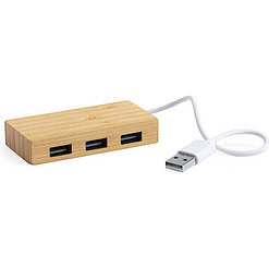 USB hub bamboe