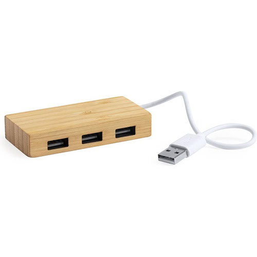 USB hub bamboe
