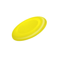 Basic frisbee ø23 cm geel