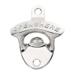 Bieropener muur zilver
