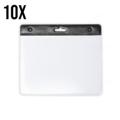 Badgehouder zwart 10 stuks