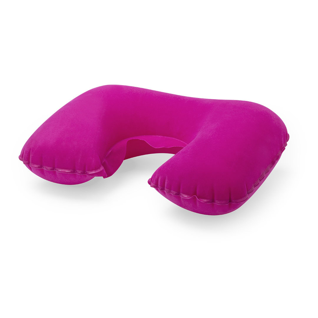 Opblaasbaar nekkussen roze