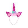 Unicorn haarband roze