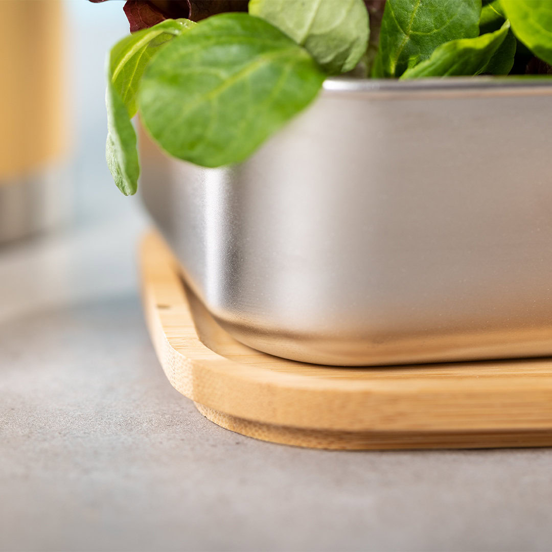 Bamboe lunchbox met bestek 600 ml - Afbeelding 11