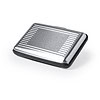 Pasjeshouder RFID aluminium zilver