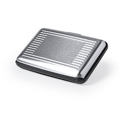 Pasjeshouder RFID aluminium zilver