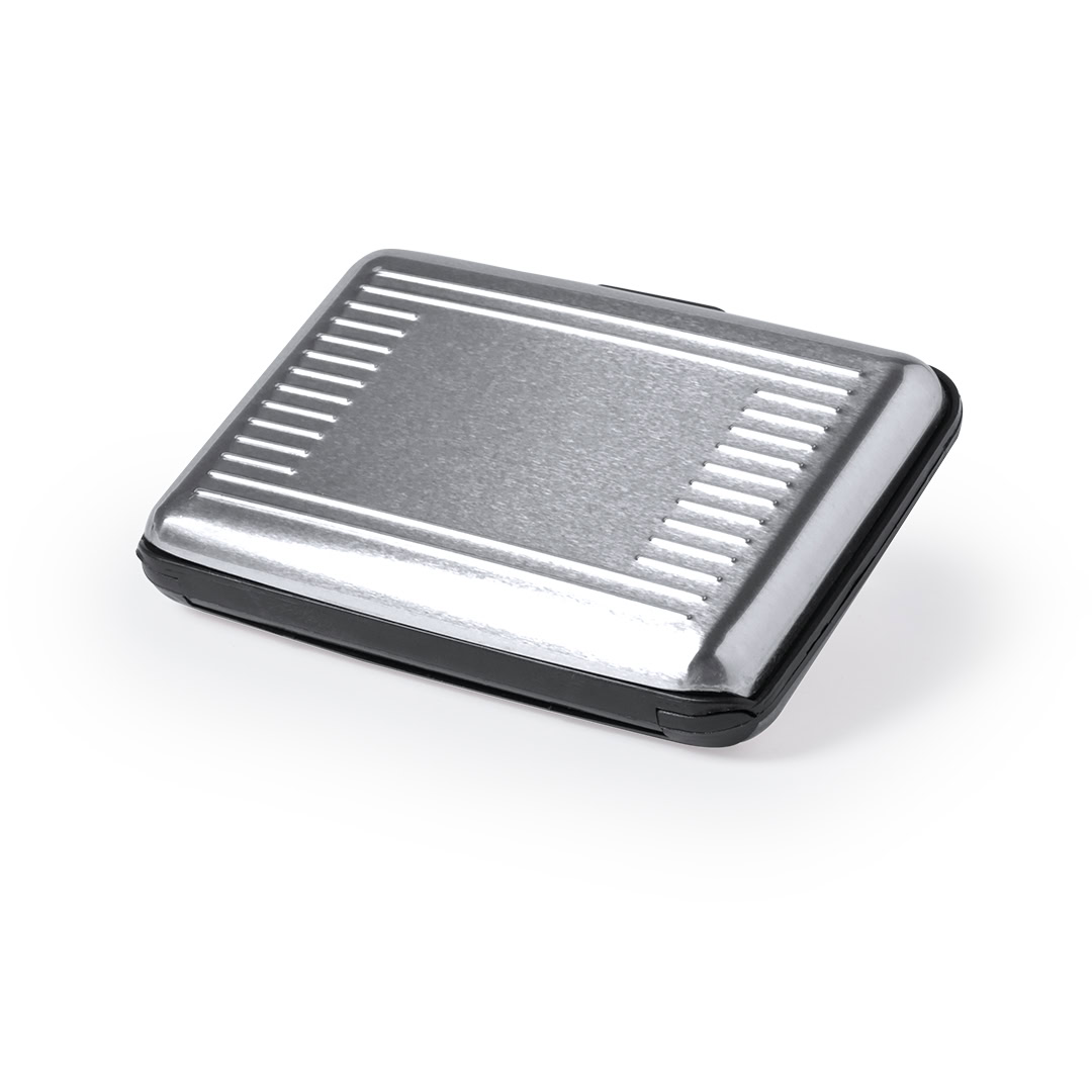 Pasjeshouder RFID aluminium zilver