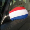 Autospiegel hoes rood/wit/blauw 2 stuks
