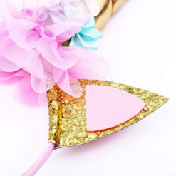 Alternative view of Unicorn haarband goud