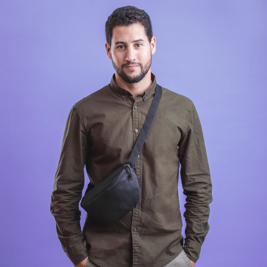 Fanny pack polyester blauw - Afbeelding 2