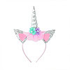 Unicorn haarband zilver