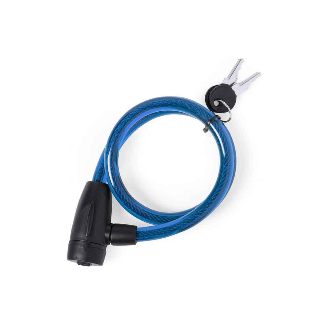 Fietsslot kabelslot blauw