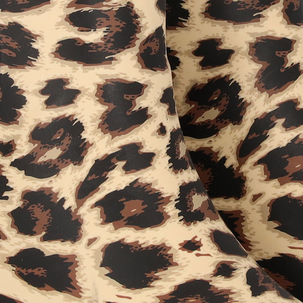 Regenlaarzen panterprint beige laag model maat 38 - Afbeelding 4