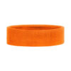 Zweetbandje hoofdband katoen/elastaan oranje