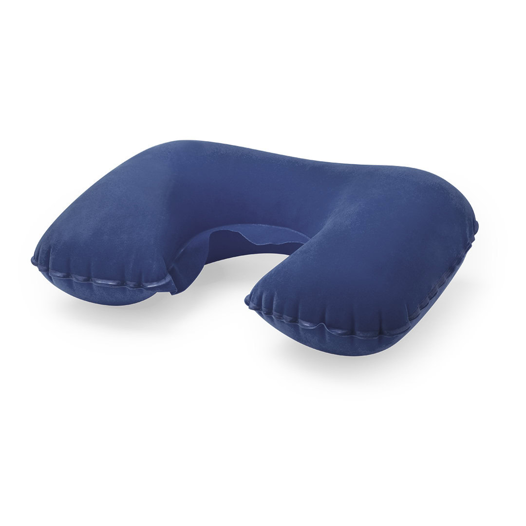 Opblaasbaar nekkussen blauw