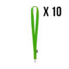 RPET keycord groen, 10 stuks
