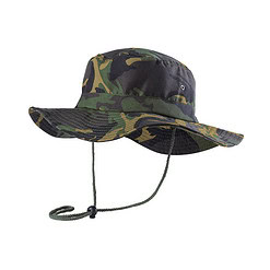 Safari hoed met verstelbaar koord camouflage