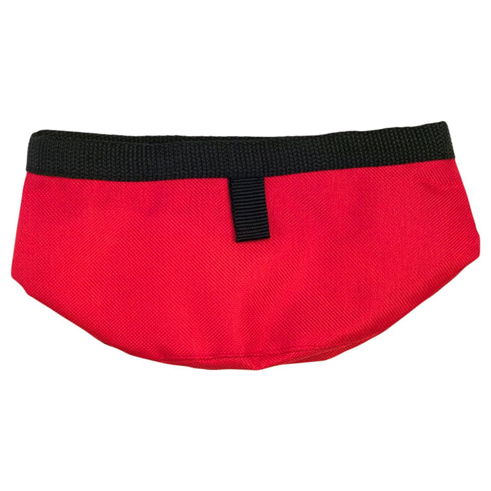 Opvouwbare voer- en drinkbak rood - Afbeelding 3