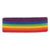 Zweetbandje hoofdband katoen regenboog
