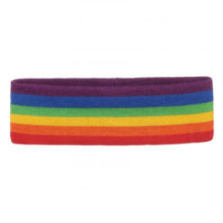 Zweetbandje hoofdband katoen regenboog