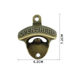 Alternative view of Bieropener muur brons
