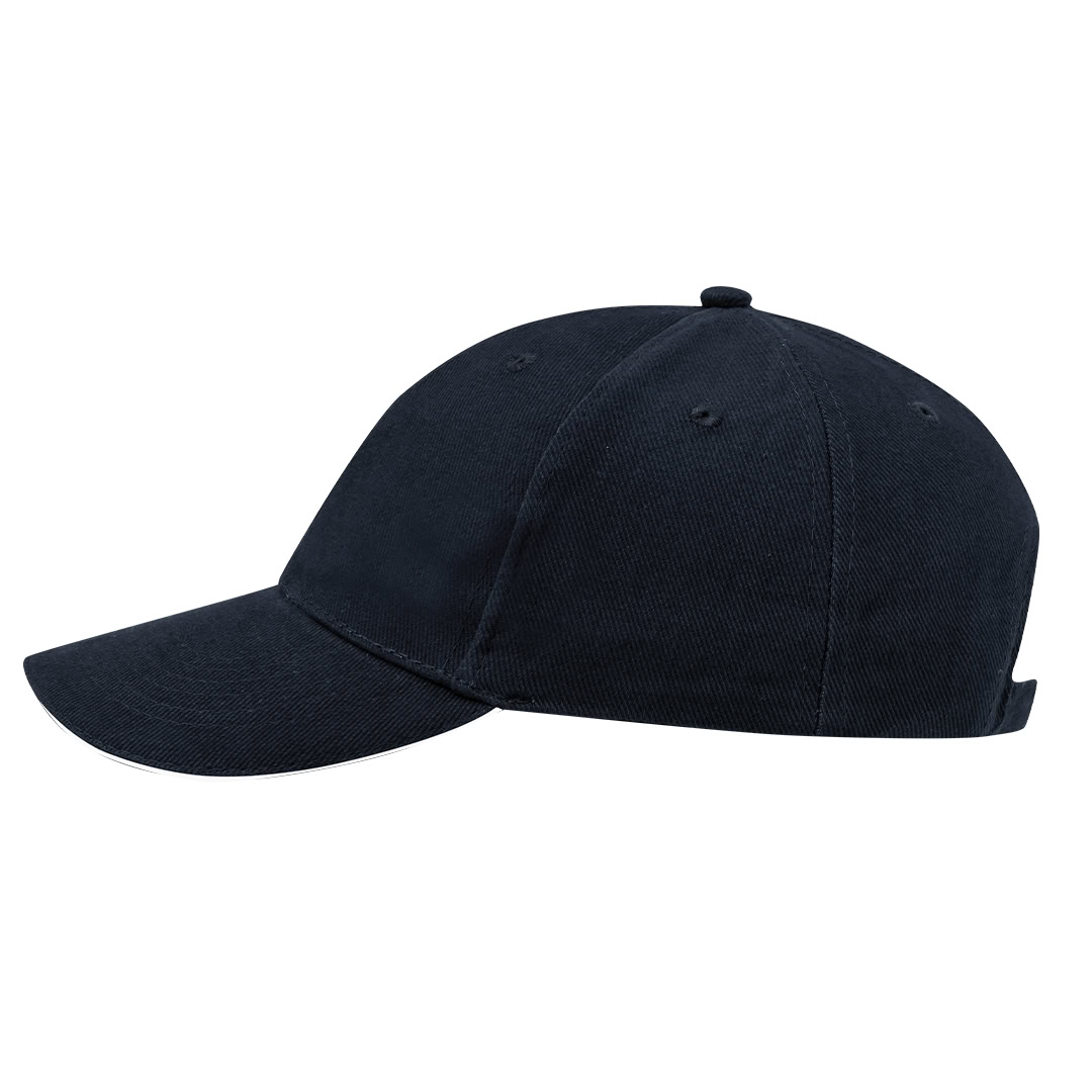 Pet met gespsluiting katoen donkerblauw - Afbeelding 3