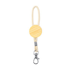 Alternative view of Bamboe sleutelhanger met koord
