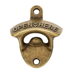 Bieropener muur brons