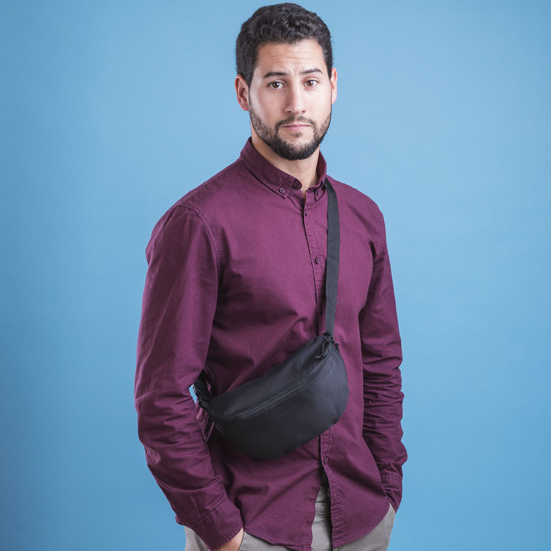 Fanny pack polyester blauw - Afbeelding 3