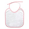 Slabbetje polyester roze