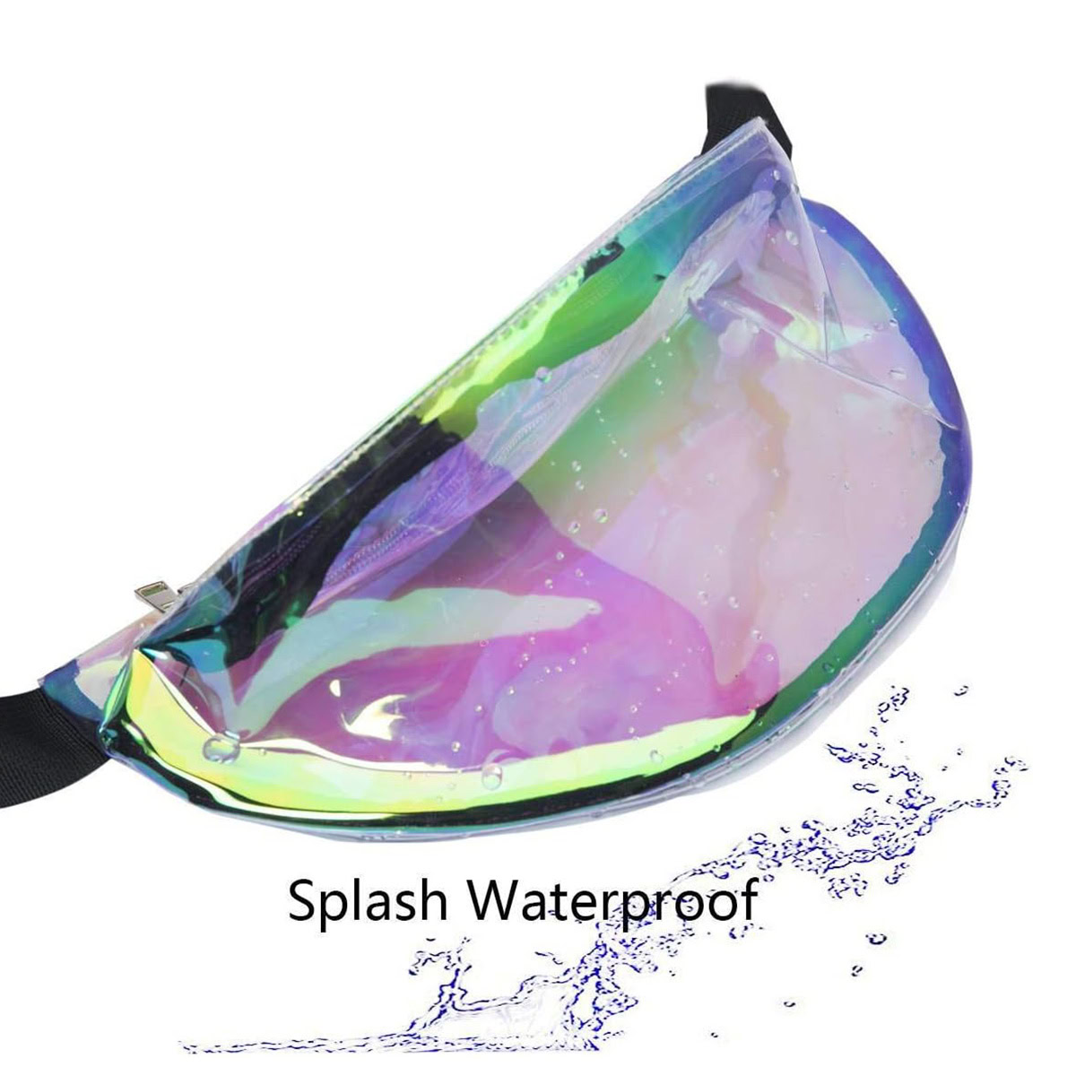 Fanny pack holografisch transparant - Afbeelding 4