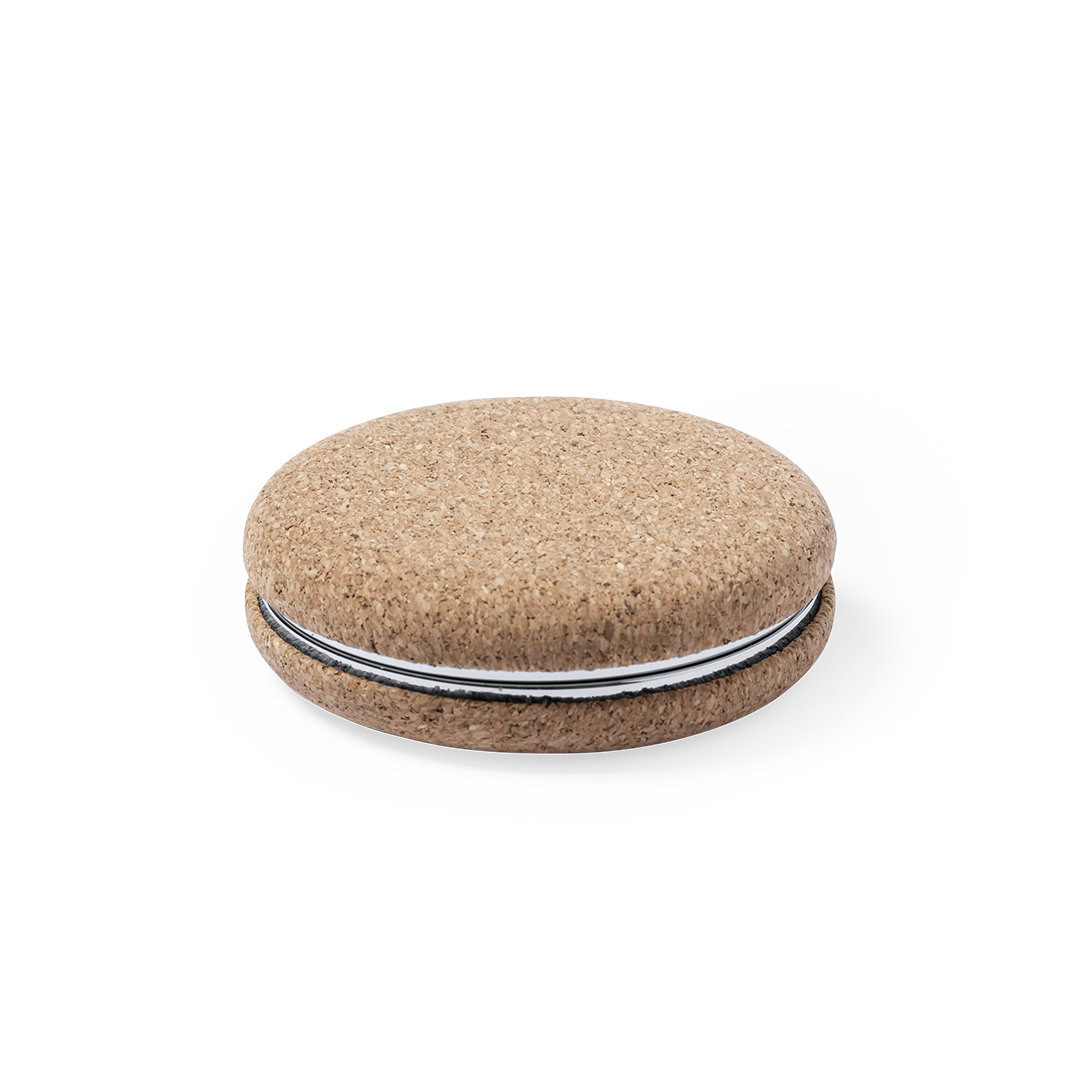 Zakspiegeltje kurk bruin 6,2 cm - Afbeelding 3