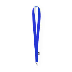 RPET keycord blauw