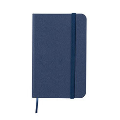 Alternative view of Notitieboek A6 RPET marineblauw
