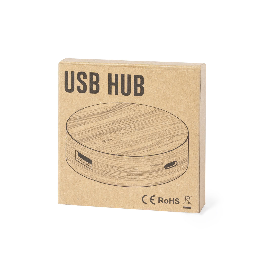 USB 2.0 hub bamboe - Afbeelding 5