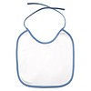 Slabbetje polyester blauw