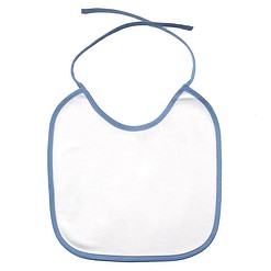 Slabbetje polyester blauw