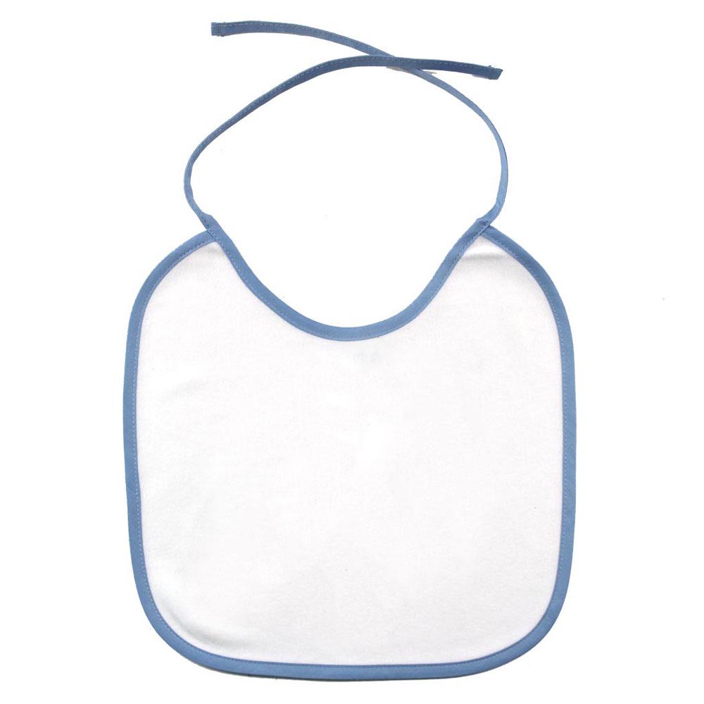 Slabbetje polyester blauw