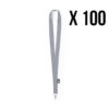 RPET keycord grijs - 100 stuks