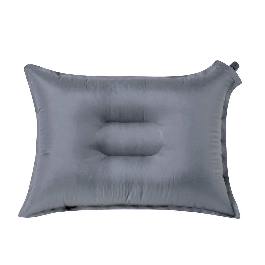 Zelfopblazend kussen RPET/polyester grijs - Afbeelding 2