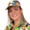 Zonneklep Hawaii oranje