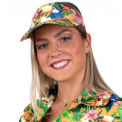 Zonneklep Hawaii oranje