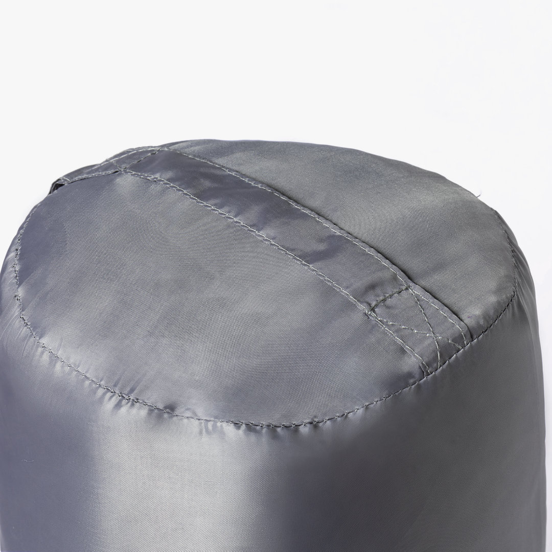 Slaapzak RPET/polyester 75 x 190 cm grijs - Afbeelding 8