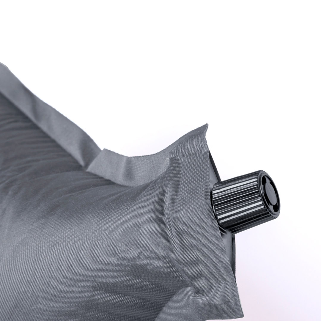 Zelfopblazend kussen RPET/polyester grijs - Afbeelding 4