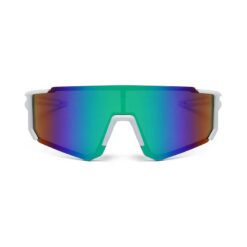 Alternative view of Witte sport zonnebril - Paars/groen glas